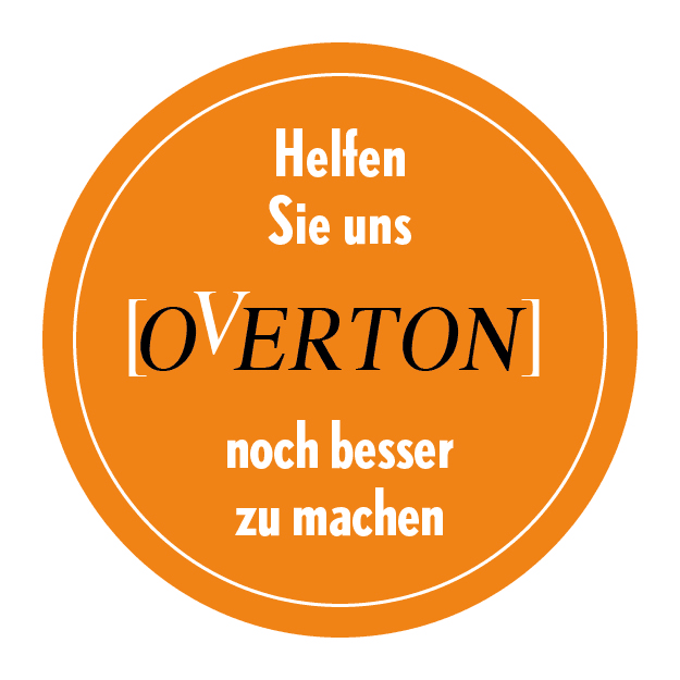 Unterstützen Sie das Overton-Magazin!